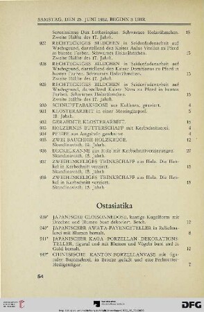 Ostasiatika (Nr. 939-983)