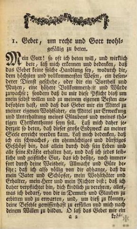 Sammlung einiger Gebete für die öffentliche und häusliche Andacht