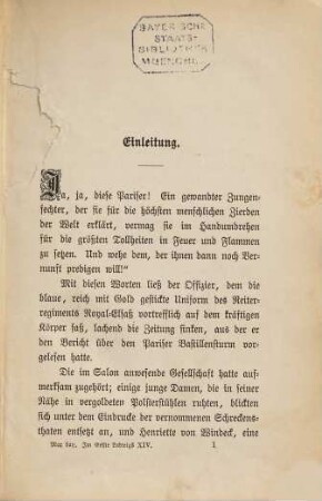 Im Geiste Ludwigs XIV : Historischer Roman von Max Lay
