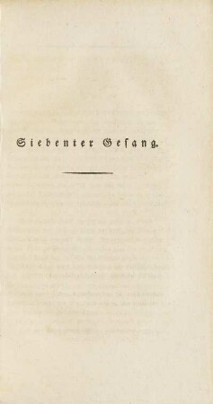 Siebenter Gesang