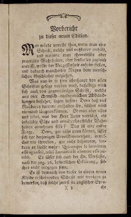 Vorbericht zu dieser Edition