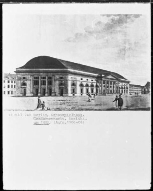 Berlin, Schauspielhaus, Gendarmenmarkt, Ansicht