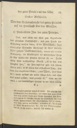 a) Personificirte Idee des guten Princips