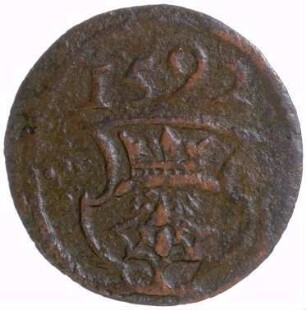 Münze, Scherf, 1592