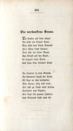 Die versunkene Krone.