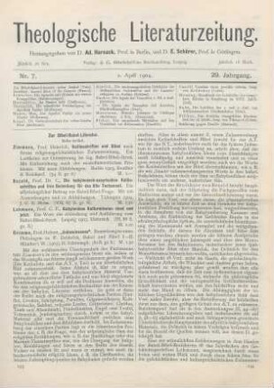193-196 [Rezension] Lehmann, C. F., Babyloniens Kulturmission einst und jetzt. Ein Wort der Ablenkung und Aufklärung zum Babel-Bibel-Streit