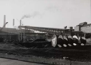 Kohleumschlageinrichtung, Montage Bandbrücke Gbf 51
