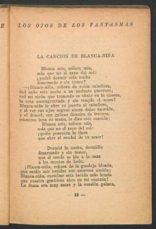 La canción de blanca-niña