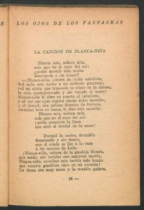 La canción de blanca-niña