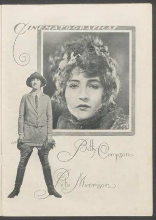 Cinematográficas - [Fotografías] : [Retratos de] Betty Compson [y] Pete Morrison