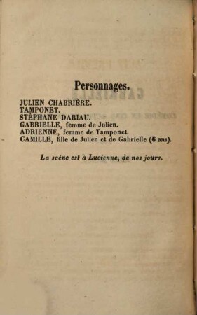 Gabrielle : [comédie en cinq actes et en vers]