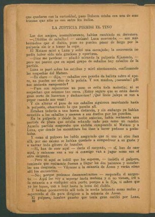 La justicia pierde el tino