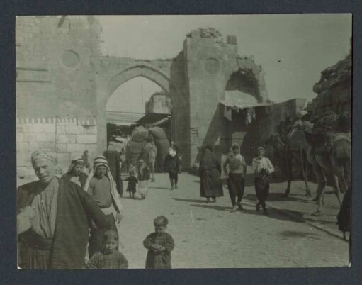 Ein Tor in Aleppo, Syrien