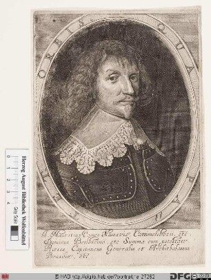 Bildnis Johann Moritz "der Brasilianer", Fürst von Nassau-Siegen