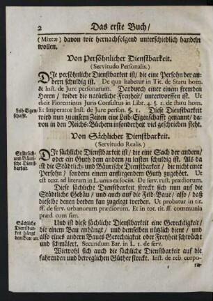 Von Persöhnlicher Dienstbarkeit