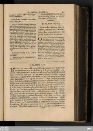Psalmus CIV.