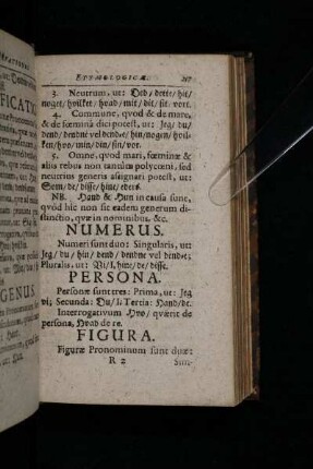 Numerus.