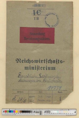 Französische Loslösungsbestrebungen im Rheinlande