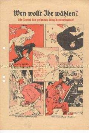 Illustrierter Sonderdruck der DVP zur Reichstagswahl 1930
