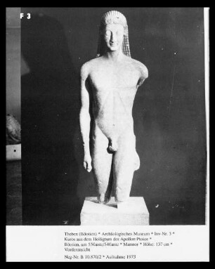 Kuros aus dem Heiligtum des Apollon Ptoios