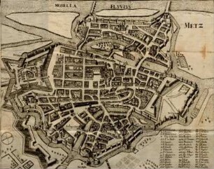 Karte Metz