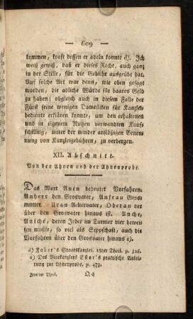 609-622, XII. Abschnitt.