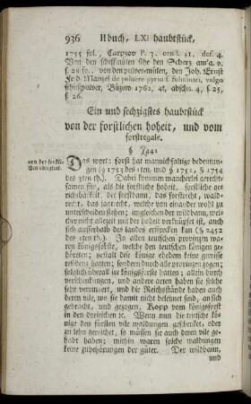 Ein und sechzigstes haubtstück [-] Fünf und sechzigstes haubtstück