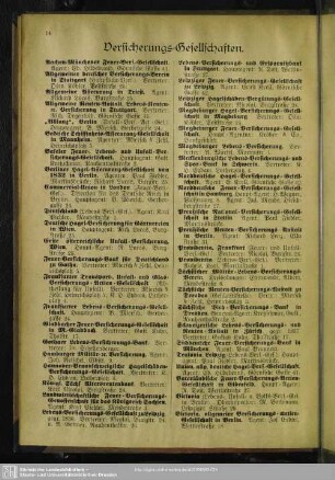 Versicherungs-Gesellschaften