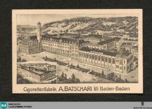 Cigarettenfabrik A. Batschari G.M.B.H. Baden-Baden