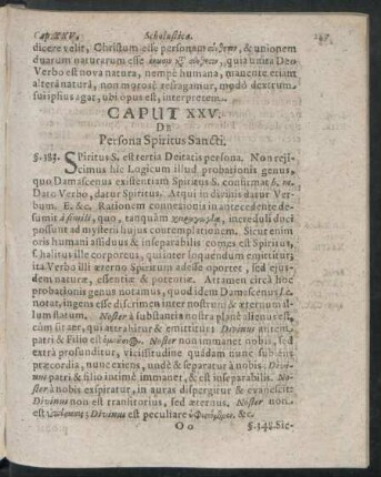 Caput XXV. De Persona Spiritus Sancti.