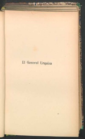 El general Urquiza