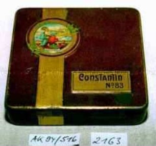 Blechdose für 20 Stück Zigaretten "ConsTanTin No. 83"
