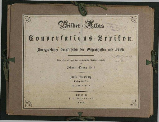 Bilder-Atlas zum Conversations-Lexikon - Ikonographische Encyklopädie der Wissenschaften und Künste;Sechste Abtheilung: Schiffbau und Seewesen