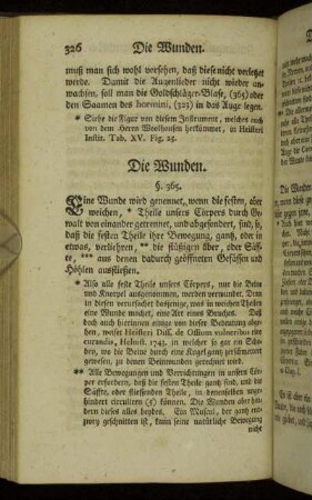 Die Wunden.