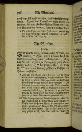 Die Wunden.