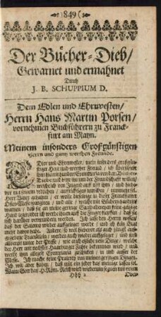 Der Bücher-Dieb/ ...