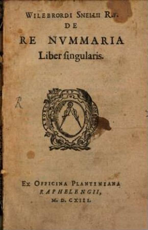 De re nummaria liber singularis