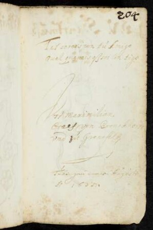 204 Jost Maximilian Graf zu Bronchorst und zu Gronsfeld
