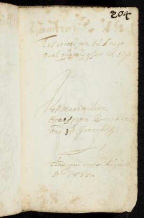 204 Jost Maximilian Graf zu Bronchorst und zu Gronsfeld