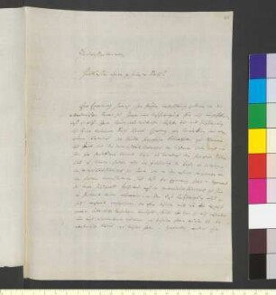 Brief von Ersch, Johann Samuel an Goethe, Johann Wolfgang von
