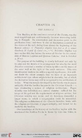 Chapter IX.: The Basilica