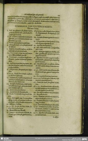 Summaria Tertii Fundamenti Parium Curiae