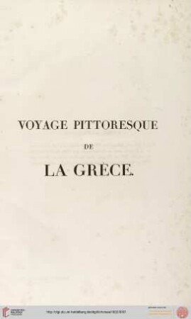 Band 2,2: Voyage pittoresque de la Grèce