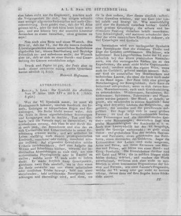 Sihler, W.: Die Symbolik des Antlitzes. Berlin: Laue 1829