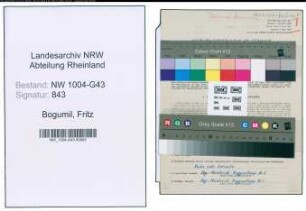 Entnazifizierung Fritz Bogumil , geb. 27.07.1913 (Schreiner)