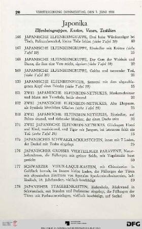 Japonika (Nr. 166-199)
