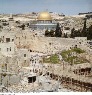 Israel: Südecke Tempelplatz