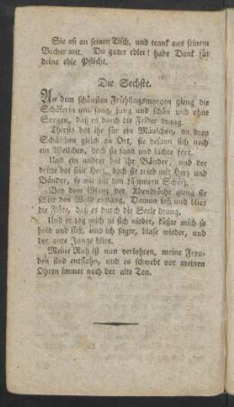 Die Sechste.