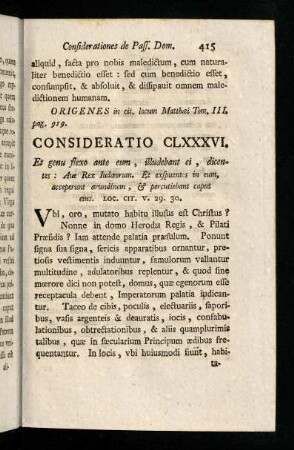 415-420, Consideratio CLXXXVI