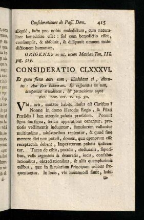 415-420, Consideratio CLXXXVI